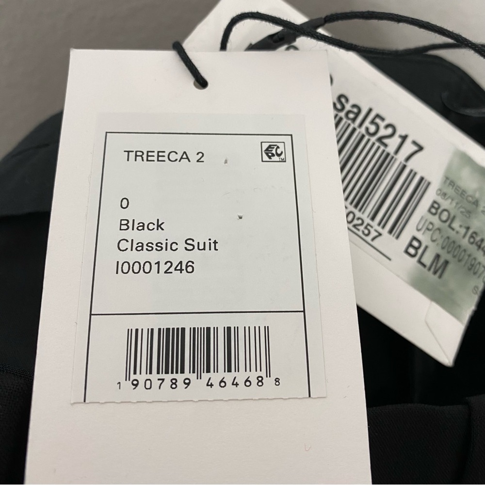 Theory Treeca 2 Classic Suit Pants in Black - Picture 9 of 9
